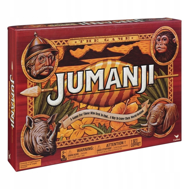 Drevená verzia spoločenskej hry Jumanji od Spin Master